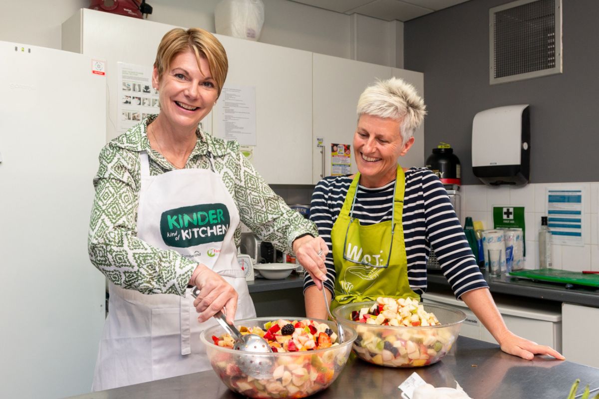 Claire Deekes visiting Kendal’s People Café